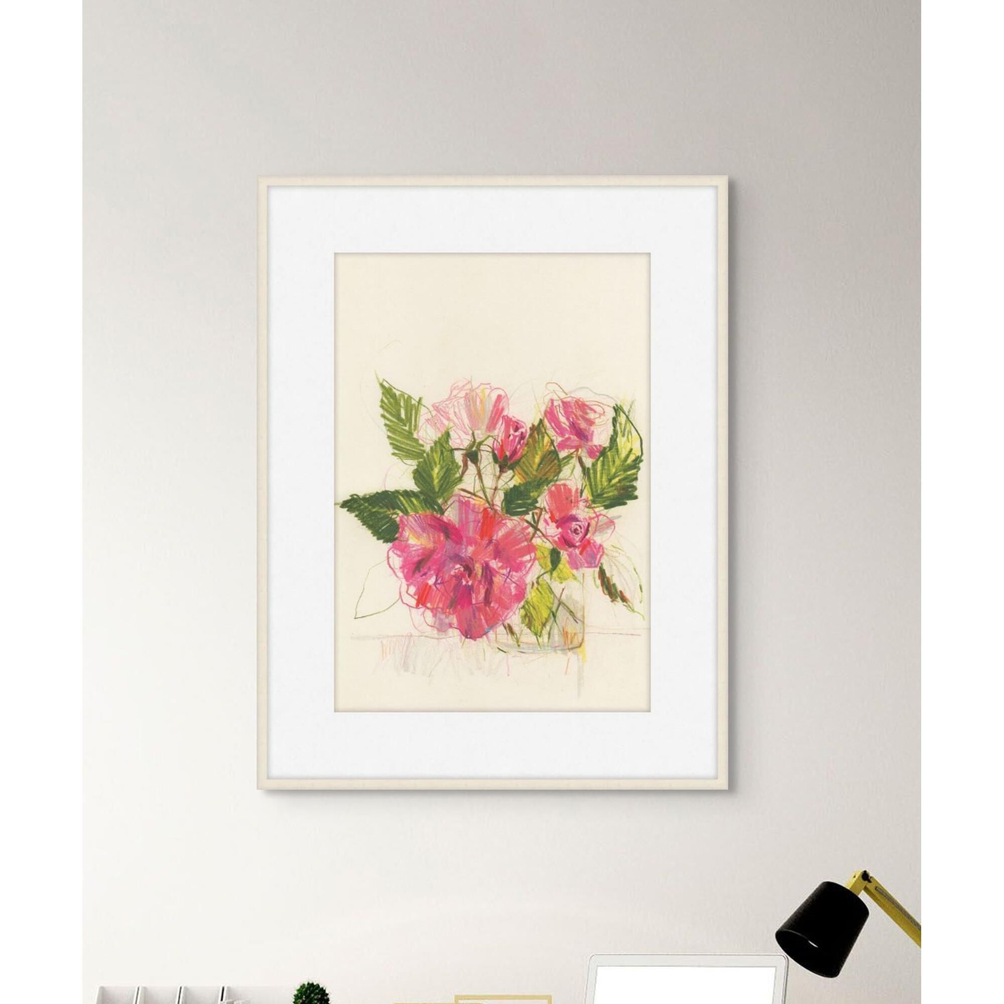 Vase of Roses Print